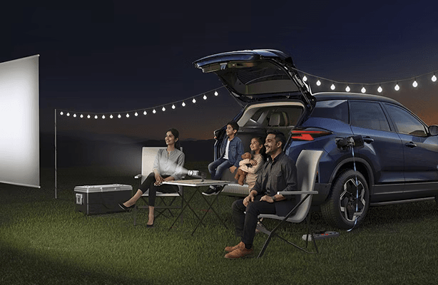 Vehicle to Load (V2L) Technology in Tata Harrier EV