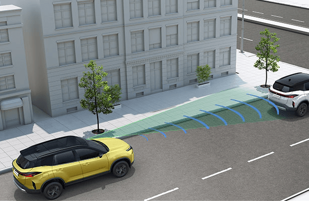 Forward Collision Warning System in Tata Harrier ADAS
