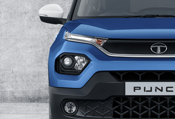 Tata Punch with Projector Headlamps and LED Daytime Running Lights for enhanced visibility