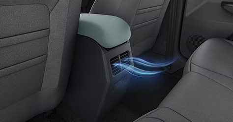 Rear AC Comfort vents in Tata Tiago EV