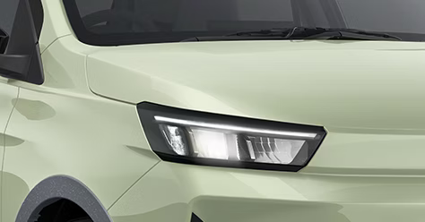 Smart LED Headlamps with integrated DRLs on Tata Tiago EV