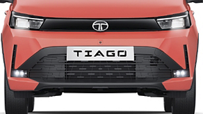 Tata Tiago sporty wide front lower grille styling