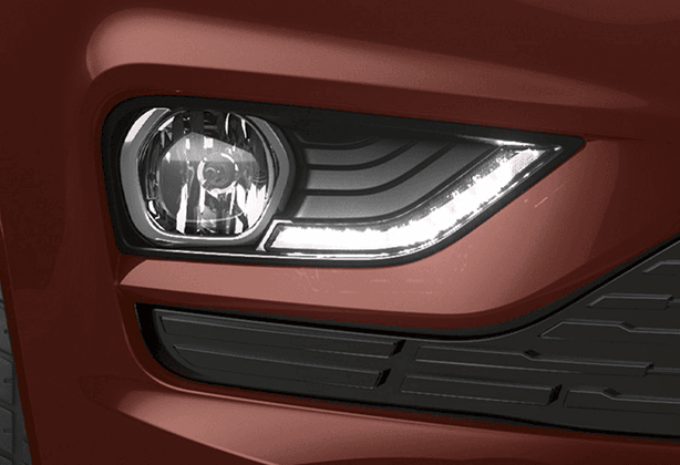 Tata Tigor Front Fog Lamps with Stylish Chrome Rings - Enhanced Visibility and Premium Styling