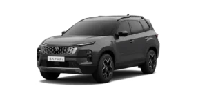 Tata Safari SUV parked in a scenic mountain setting – Tata Safari on-road price Chennai