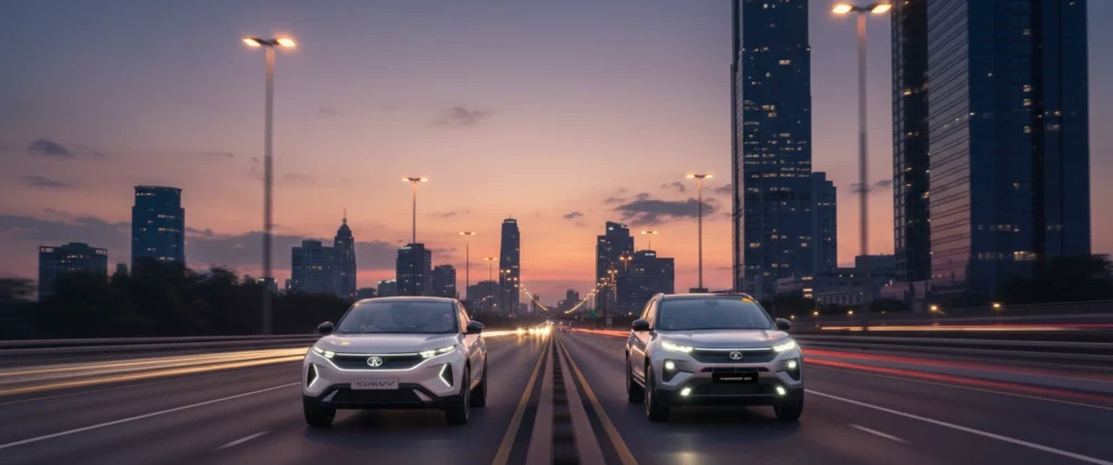 Tata Curvv.ev vs Harrier EV