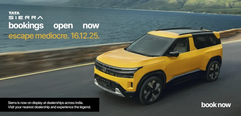 tata sierra 2025 booking